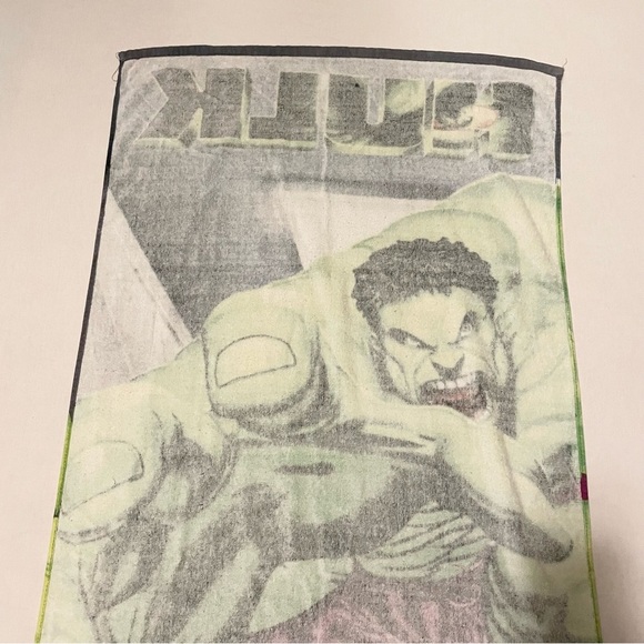 Vintage 2003 Marvel Hulk Beach Towel - Picture 12 of 16